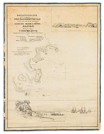 (PERRY -- U.S./JAPANESE DIPLOMACY.) Reconnoissance of the Anchorage of Ura-Ga & Reception Bay,                                                   